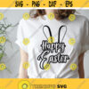 Happy Easter SVG Rabbit svg easter svg svg files for cricut bunny svg cricut cut file easter egg svg easter shirt svg Png dxf Design 10