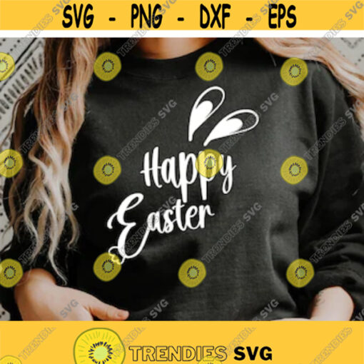 Happy Easter SVG Rabbit svg easter svg svg files for cricut bunny svg cricut cut file easter egg svg hoppy easter svg Png Dxf Design 11