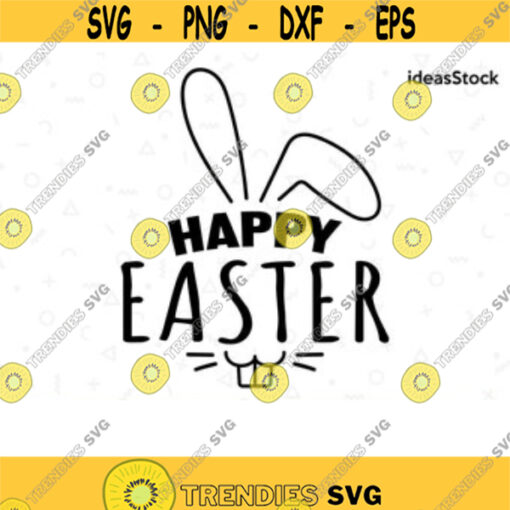 Happy Easter SVG. Easter Sign Svg. Easter Template. Rabbit SVG. Rabbit Silhouette. Rabbit SVG. Cricut Tumbler. Easter Shirt. Vector