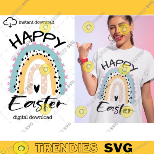 Happy Easter Svg Easter Svg Rainbow Svg Easter Cross Svg Easter Rainbow Svg Happy Easter Rainbow Svg Easter Shirt Svg Files for Cricut 260 copy