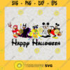 Happy Halloween Disney SVG PNG EPS DXF Silhouette Cut Files For Cricut Instant Download Vector Download Print Files