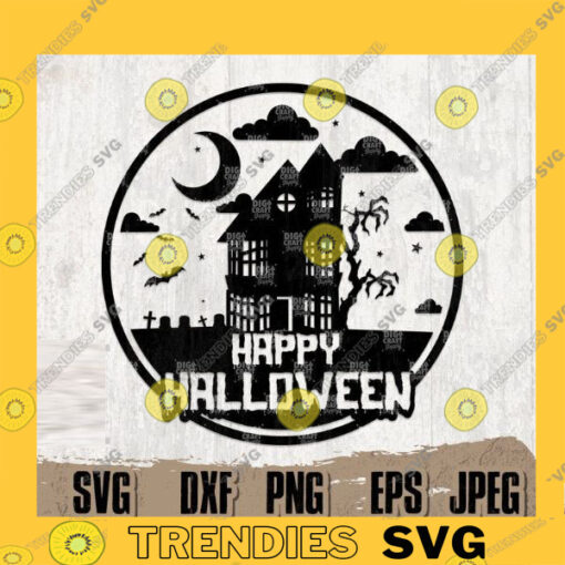 Happy Halloween svg 3 Halloween Clipart Halloween Shirt svg Halloween Cutfile Horror svg Spooky svg Haunted House svg Scary Clipart copy