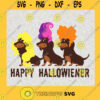 Happy Hallowiener Dachshund SVG PNG EPS DXF Silhouette Cut Files For Cricut Instant Download Vector Download Print File