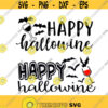 Happy Hallowine Halloween Wine Cuttable SVG PNG DXF eps Designs Cameo File Silhouette Design 1000