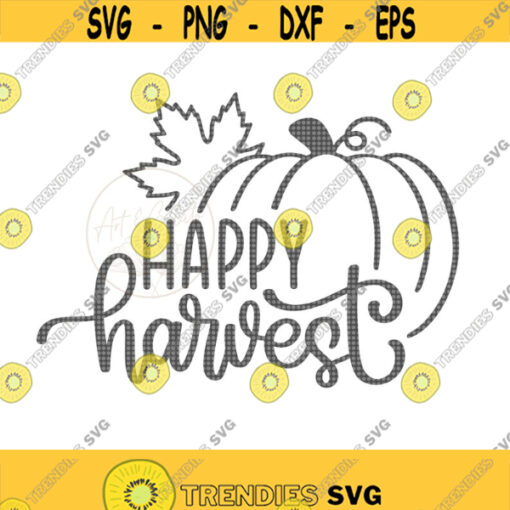 Happy Harvest SVG Harvest Svg Happy Thanksgiving Svg Thanksgiving Svg Fall Svg Fall Sign Autumn Decor Pumpkin Svg Fall leaves Svg Design 465