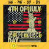 Happy July Svg Independent Day Svg Liberty Enlightening the World Svg