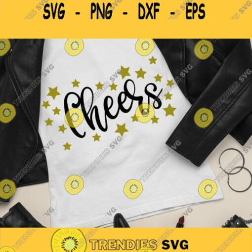 Happy New Year SVG New Year SVG Cheers Svg New Years Shirt Svg 2021 Svg New Years Eve Svg Svg files for Cricut Sublimation designs