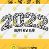 Happy New Year Svg 2022 Svg Christmas Leopard Svg File Cricut Cut File Leopard Xmas Svg2022 Vector Clipart Instant Download Commercial Design 1308