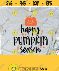 Happy Pumpkin season svg Eps Png fall quote svg files for cricut silhouette cut files Thanksgiving Digital Download Design 185