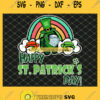Happy St Patricks Day Among Us Rainbow Quarantine Mask SVG PNG DXF EPS 1