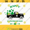 Happy St Patricks day svg St Patricks day old Truck car Svg Shamrock SVG St Patricks Day Svg CriCut Files svg jpg png dxf Silhouette Design 114