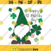 Happy St. Patricks Day svg gnome svg Saint Patricks Day svg clover svg png dxf Cutting files Cricut Cute svg designs print for t shirt Design 169