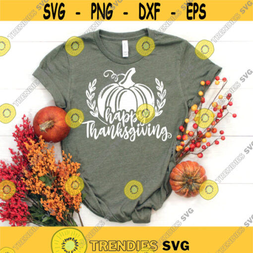 Happy Thanksgiving svg Pumpkin svg Fall svg Thanksgiving svg Thanksgiving Shirt svg dxf eps png Print Cut File Digital Download Design 424.jpg