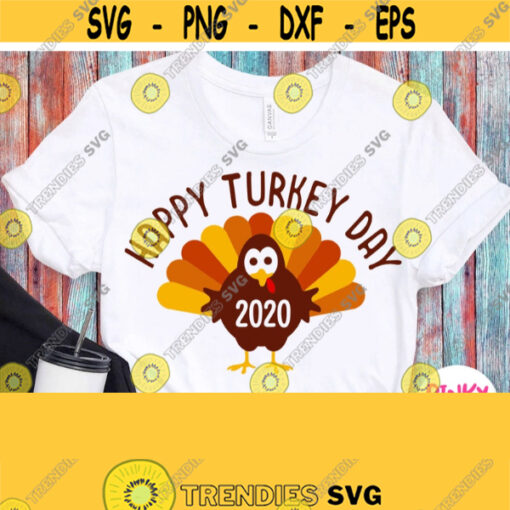 Happy Turkey Day Svg Thanksgiving Day Shirt Svg Give Thanks Svg Cut Print File Cricut Silhouette Dxf Pdf Eps Png Jpg Print Clipart Image Design 251