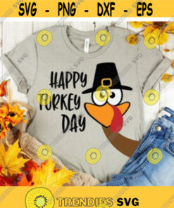 Happy Turkey Day svg Turkey svg Thanksgiving svg Thanksgiving Day svg Funny Turkey svg dxf png Print Cut File Cricut Silhouette Design 187.jpg