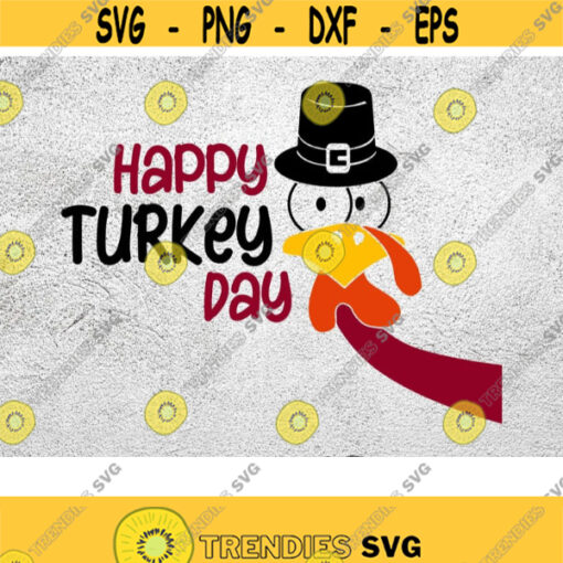 Happy Turkey Day svg Turkey svg Thanksgiving svg Thanksgiving Day svg Funny Turkey svg dxf png eps