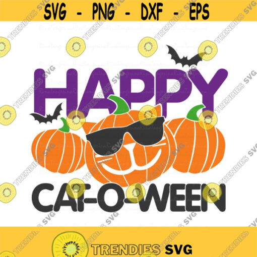 Happy cat o ween svg halloween svg cat svg pumpkin svg png dxf Cutting files Cricut Funny Cute svg designs print for t shirt Design 996