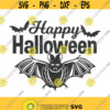 Happy halloween svg bat svg halloween svg png dxf Cutting files Cricut Cute svg designs print for t shirt Design 745