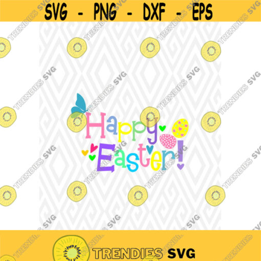 HappyEaster Cuttable Design in SVG DXF PNG Ai Pdf Eps Design 66