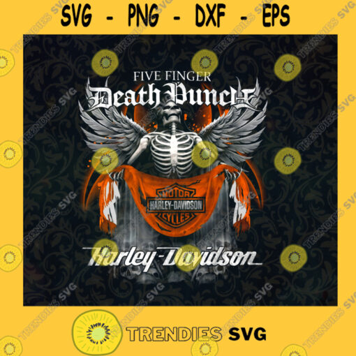 Harley Davidson Five Finger Death Punch Motor Cycles Racing Bike biker Harley Davidson Fans SVG Digital Files Cut Files For Cricut Instant Download Vector Download Print Files