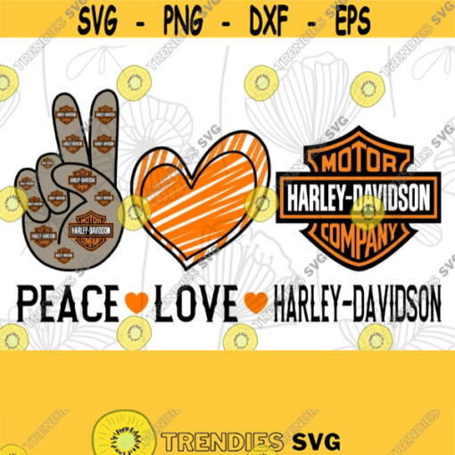 Harley Davidson PNG Peace Love Harley Davidson PNG Motorcycle PNG Sublimation Design Digital Download Sublimation png Design 39
