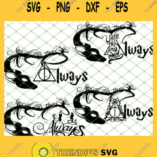 Harry Potter Always Hufflepuff SVG PNG DXF EPS 1