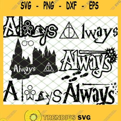 Harry Potter Always SVG PNG DXF EPS 1