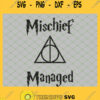 Harry Potter Deathly Hallows Mischief Managed SVG PNG DXF EPS 1