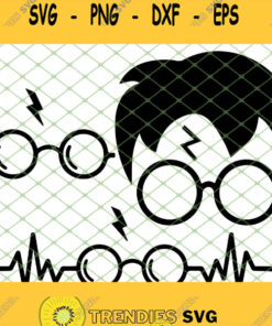 Harry Potter Glasses SVG PNG DXF EPS 1