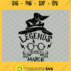 Harry Potter Hat Legends Are Born In March Glasses SVG PNG DXF EPS 1