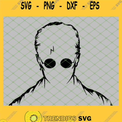 Harry Potter Head Silhouette SVG PNG DXF EPS 1