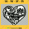 Harry Potter Heart Silhouette All This Time Always 9 3 4 SVG PNG DXF EPS 1