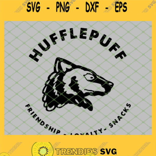 Harry Potter Hufflepuff Friendship Loyalty Snacks SVG PNG DXF EPS 1
