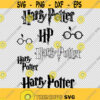 Harry Potter Logo Bundle Collection SVG PNG EPS File For Cricut Silhouette Cut Files Vector Digital File