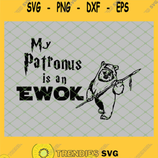 Harry Potter My Patronus Is An Ewok SVG PNG DXF EPS 1