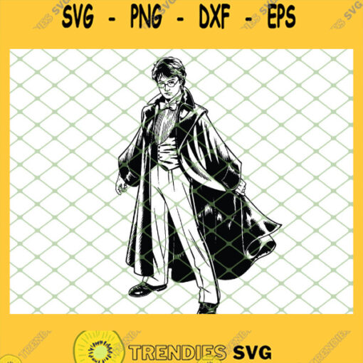 Harry Potter Silhouette SVG PNG DXF EPS 1