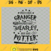 Harry Potter Study Like Granger Weasley Live Like Potter Book Broom Wand SVG PNG DXF EPS 1