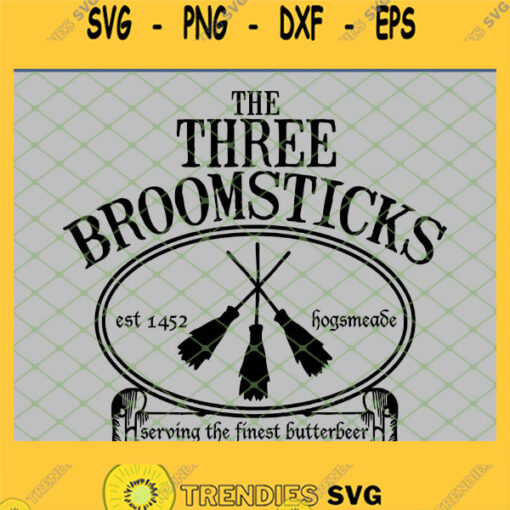Harry Potter Three Broomsticks SVG PNG DXF EPS 1