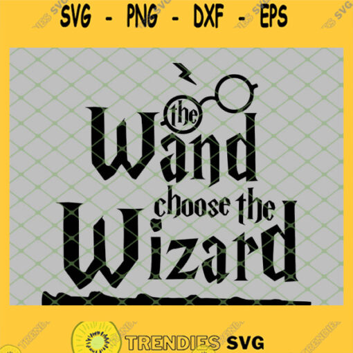 Harry Potter Wand Choose The Wizard SVG PNG DXF EPS 1