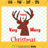 Have A Very Merry Christmas Deer Head SVG PNG DXF EPS Cricut 1