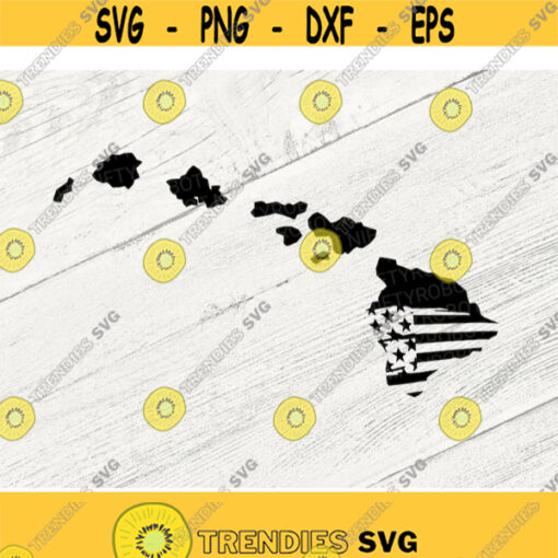 Hawaii SVG File Digital Download Hawaii Flag SVG SVG File for Cricut Distressed Flag svg Hawaii Cut File Cricut Downloads State svg
