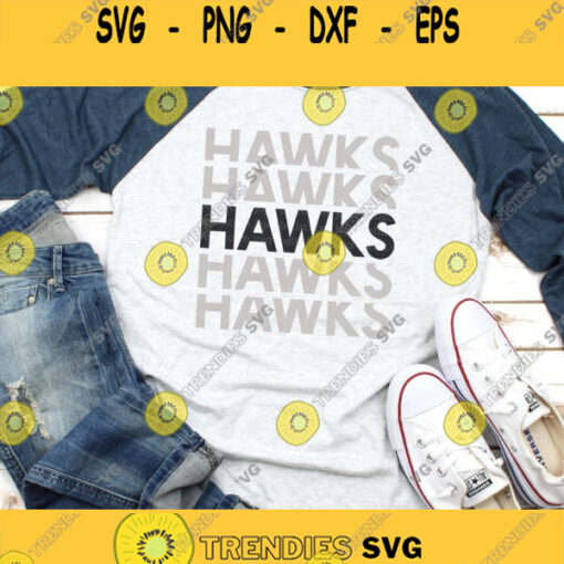 Hawks Svg Hawks Football Svg Hawks Mascot Svg Black Hawks iron on Hawks basketball svg Hawks baseball svg NFL hawks svg hawks echo