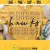 Hawks Svg Hawks Team Spirit Svg Cut File High School Team Mascot Logo Svg Files for Cricut Cut Silhouette FileVector Download Design 1295