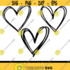 Heart Bundle svg Sketch Heart svg PNG PDF Cricut Cricut svg Silhouette svg Simple Hearts Svg Valentine day svgDoodle Heart svg Design 1929