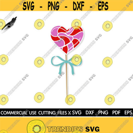 Heart Candy SVG Candy Svg Heart Svg Valentines Svg Love Svg Valentines Day Svg Cut File Silhouette Cricut Svg Dxf Png Pdf Eps Design 576