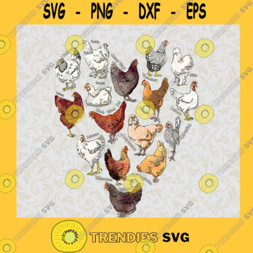 Heart Chicken SVG Love Chicken SVG Chicken SVG Chicken Cricut Chicken files and cricut Svg File For Cricut