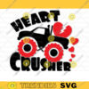 Heart Crusher Svg Valentines Monster Truck Svg Boys Valentine Cut Files Valentines Day Svg Funny Svg Vector Svg File For Cricut 387 copy