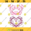 Heart Flowers Love Valentines Day Love Cuttable Design SVG PNG DXF eps Designs Cameo File Silhouette Design 1494