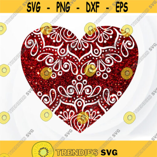 Heart Mandala SVG Love heart SVG Heart print Mandala Love Mandala svg Love SVG Valentine days svg Heart Clipart Heart svg for shirt Design 82.jpg