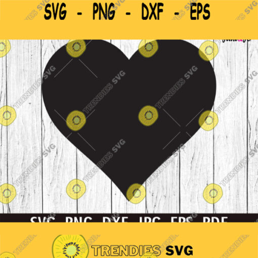 Heart SVG Heart Clipart Heart Vector Iron on Transfer shirt SVGValentines day svg Circut cutting files Digital Printable Heart Silhouette